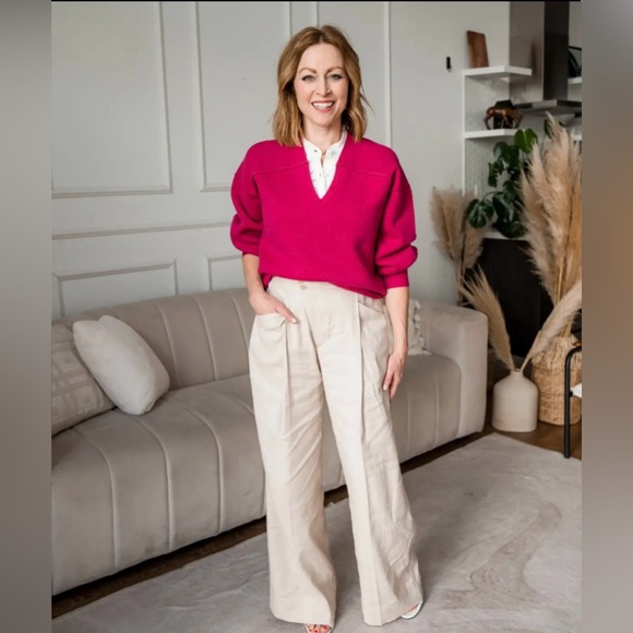 Cabi Easy Pullover in vintage white. New with tag. Size small. - Picture 6 of 7